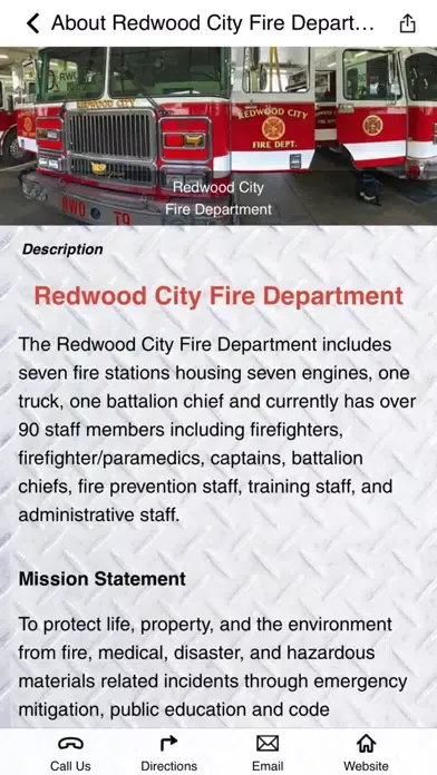 Redwood City Fire Department স্ক্রিনশট
