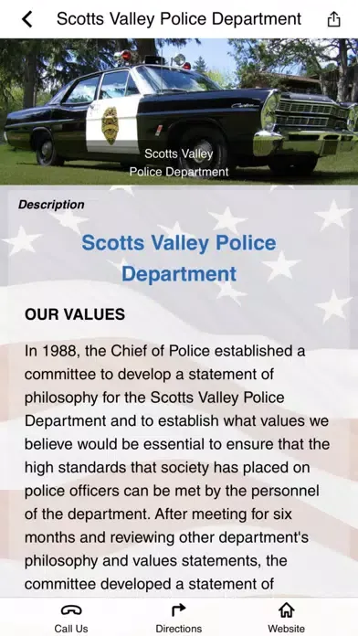 Captures d'écran de Scotts Valley PD