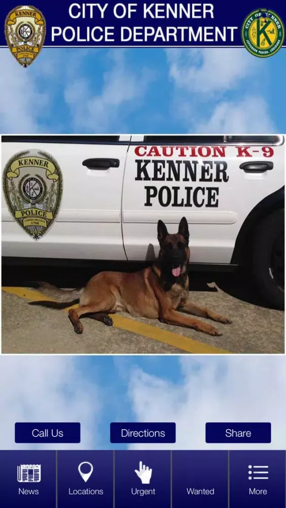 Kenner Police Department Screenshots