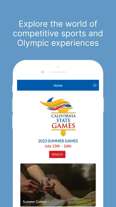 Capturas de tela do California State Games
