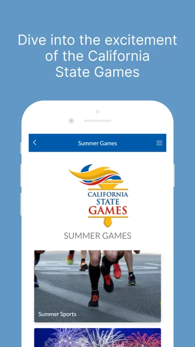 Capturas de tela do California State Games