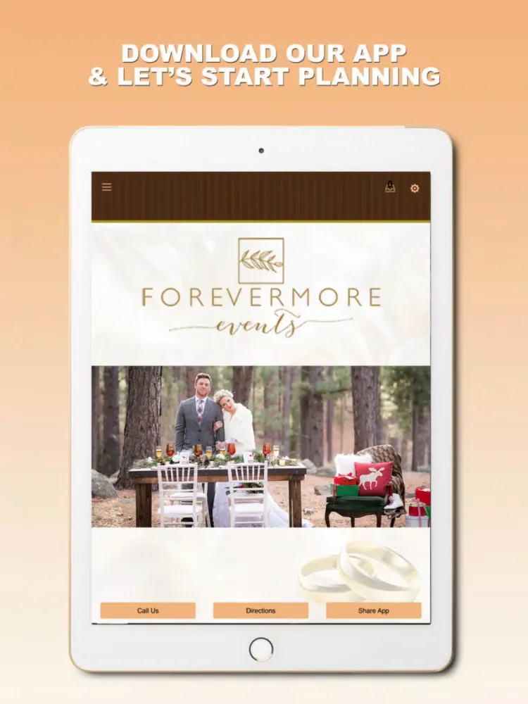 Forevermore Events iPad  Screenshots