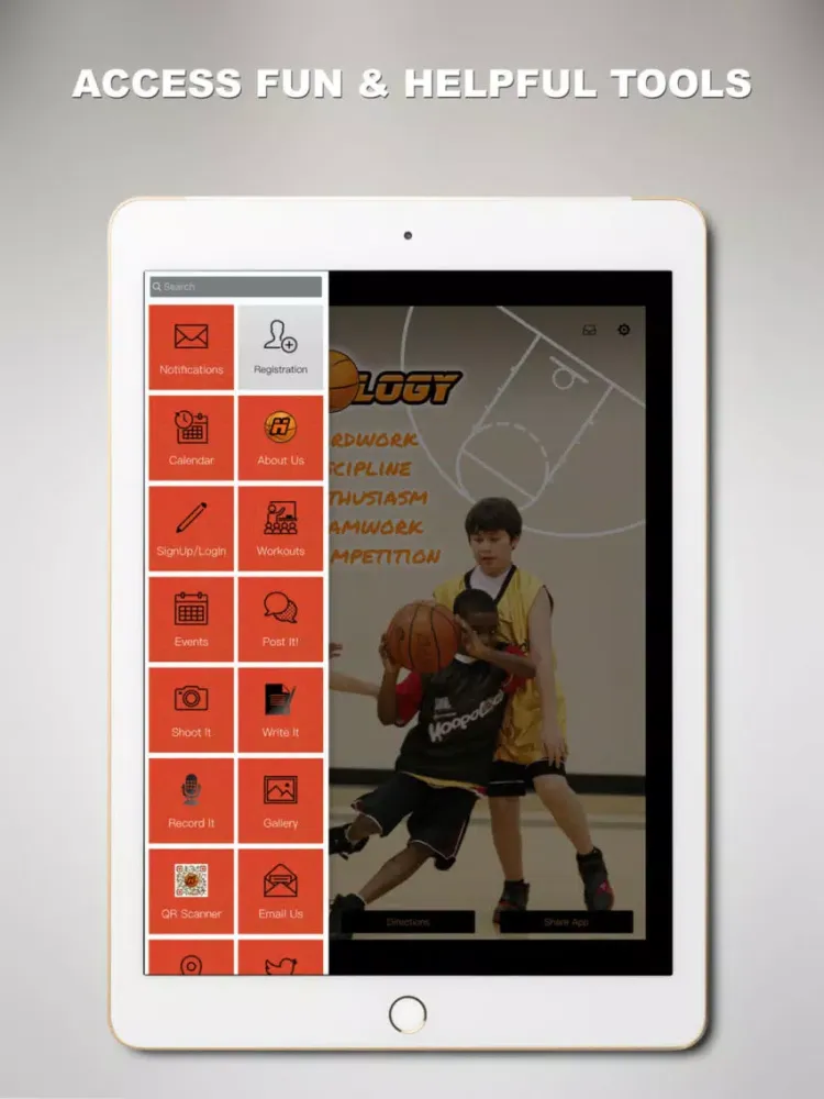 Скриншоты Hoopology iPad 