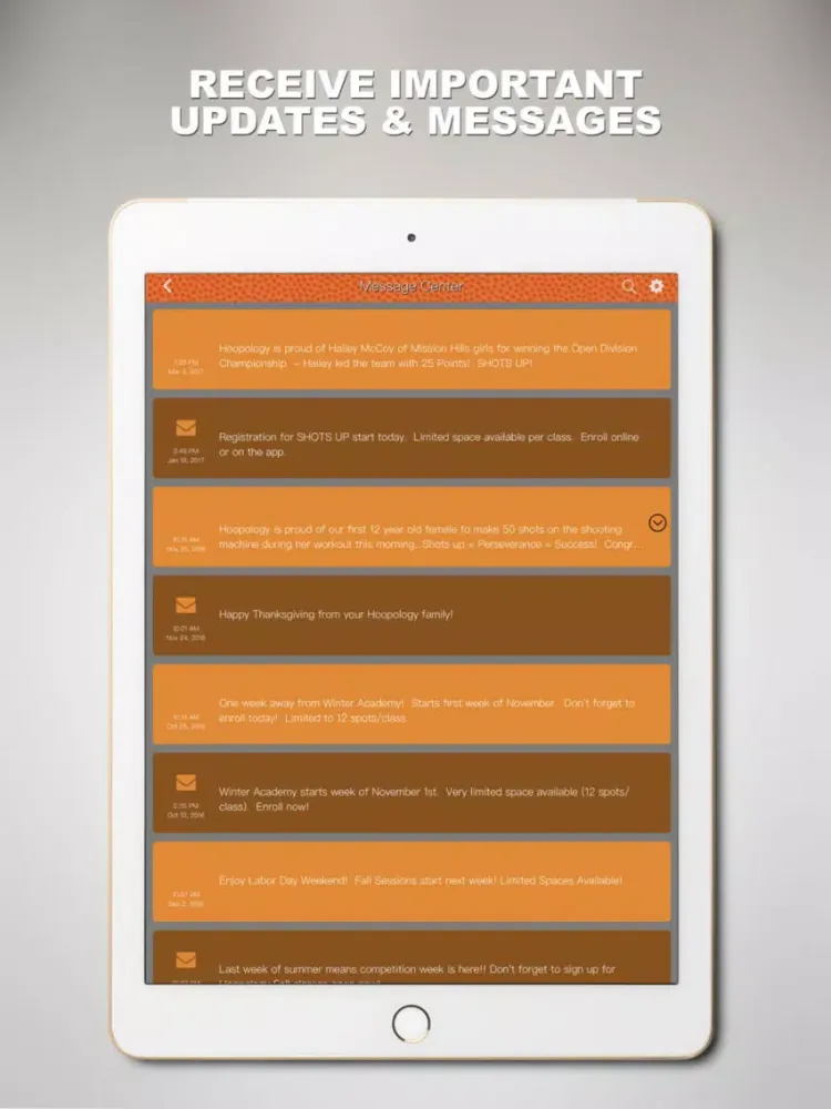 Скриншоты Hoopology iPad 