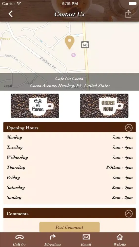 CafeOnCocoa スクリーンショット