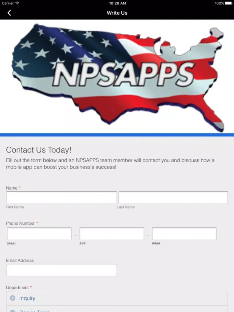 NPSAPPS iPad  Screenshots
