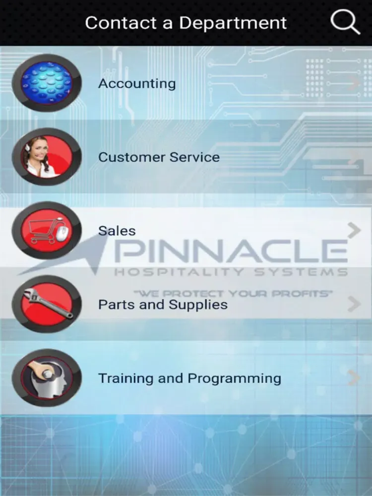 Pinnacle Hospitality Service iPad  سکرین شاٹس