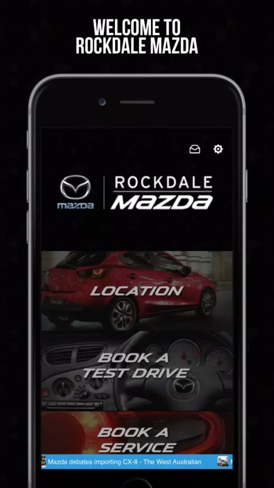 Tangkapan layar Rockdale Mazda