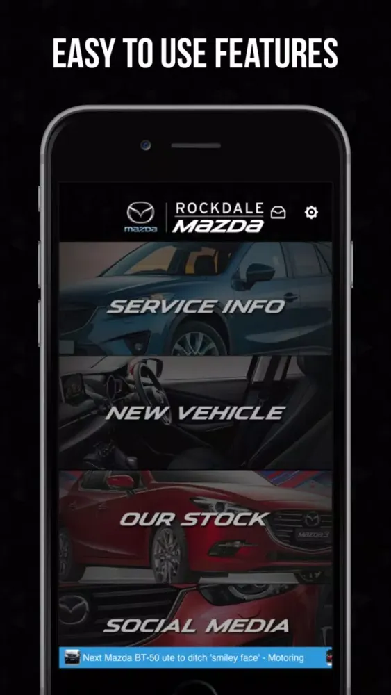 Tangkapan layar Rockdale Mazda