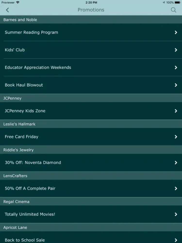 Gallatin Valley Mall iPad 应用截图