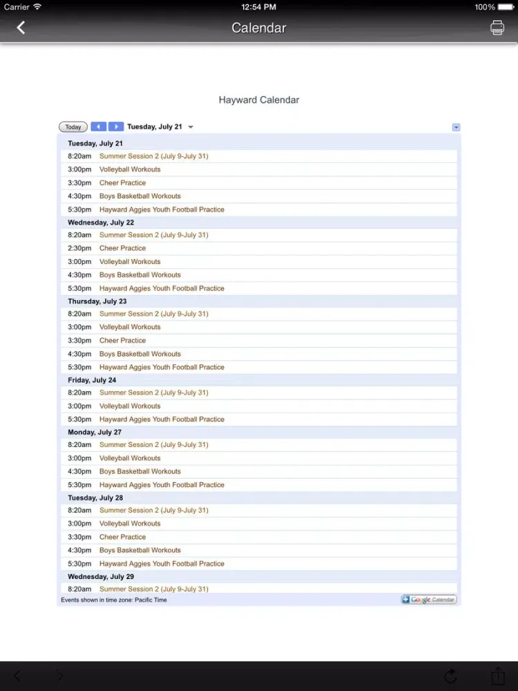 تصاویر Hayward High School iPad 