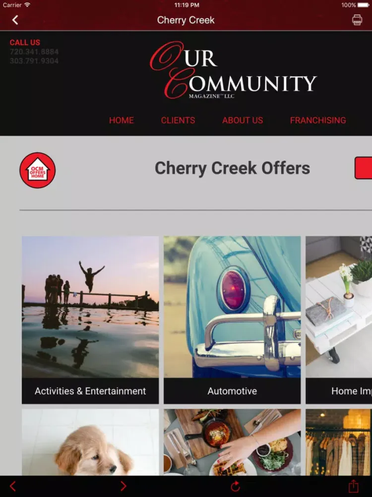 صور Our Community Magazine iPad 