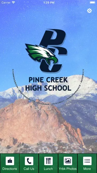 Tangkapan layar Pine Creek High School