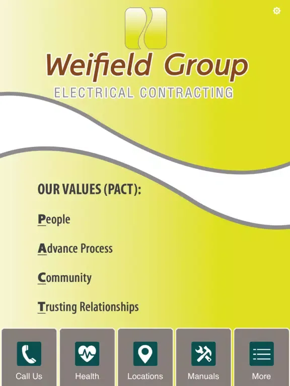 Capturas de pantalla de Weifield Group Contracting iPad 