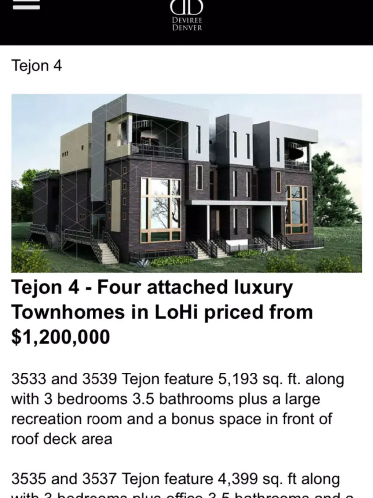 Deviree Denver - Urban Denver Real Estate Expert iPad  Screenshots