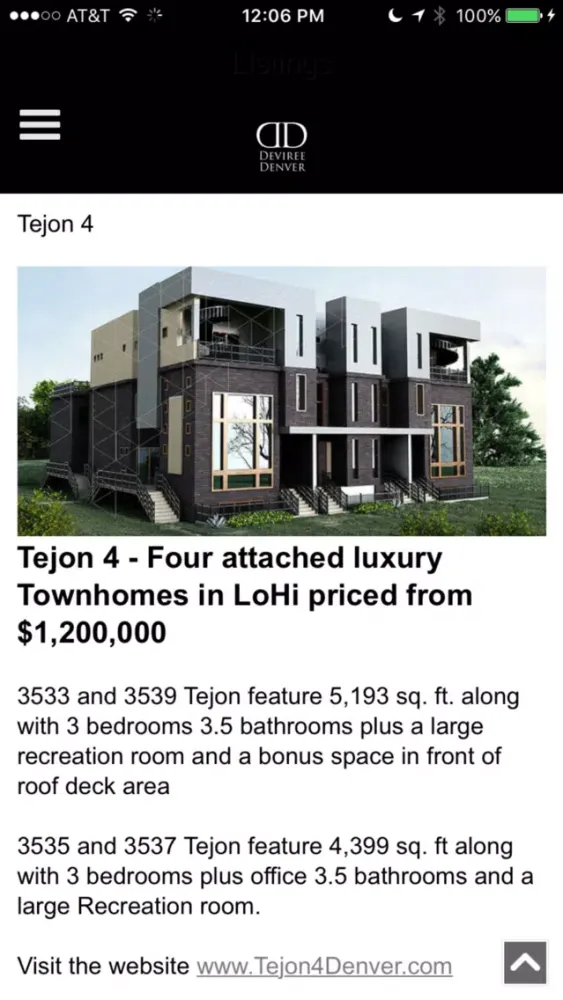 Deviree Denver - Urban Denver Real Estate Expert Screenshots