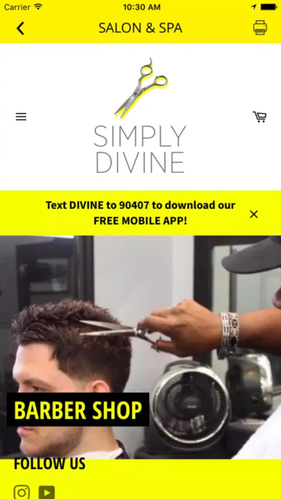 Simply Divine Mobile App স্ক্রিনশট