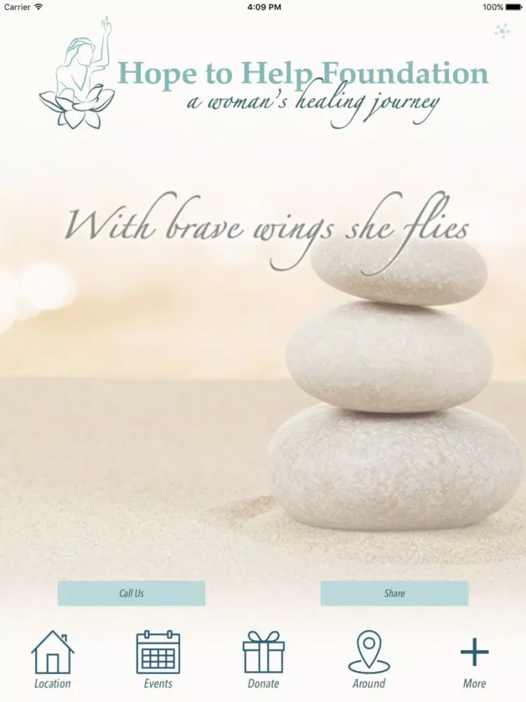 Hope to Help Foundation iPad  Screenshots