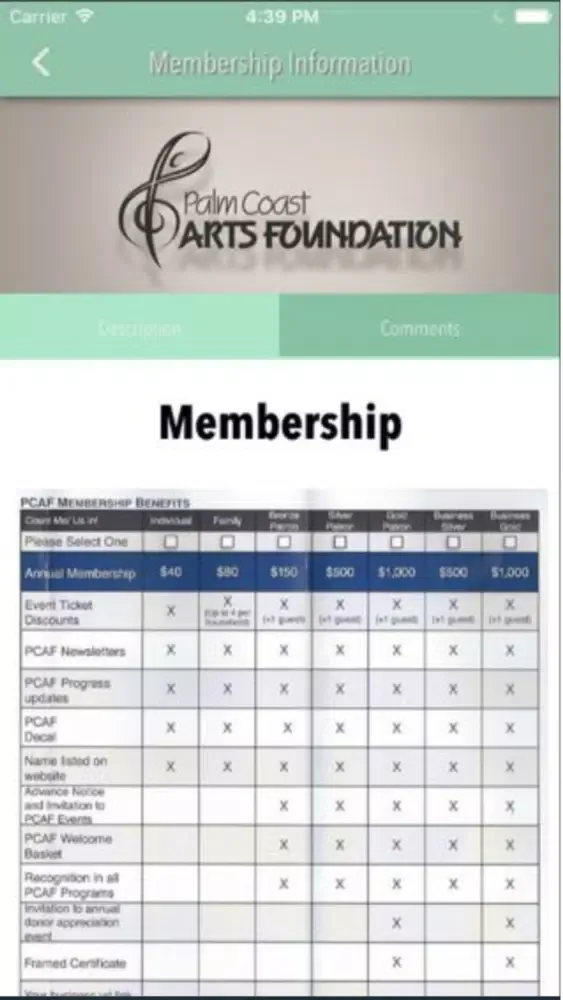 Palm Coast Arts Foundation স্ক্রিনশট