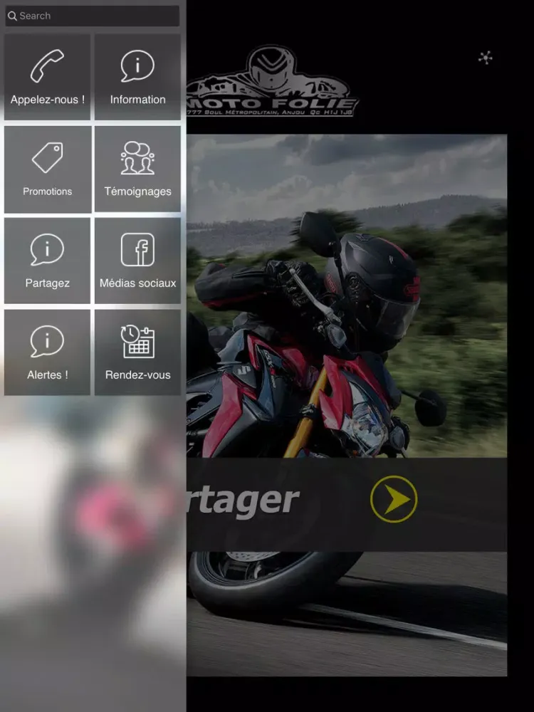 Ảnh chụp màn hình của Moto Folie iPad 
