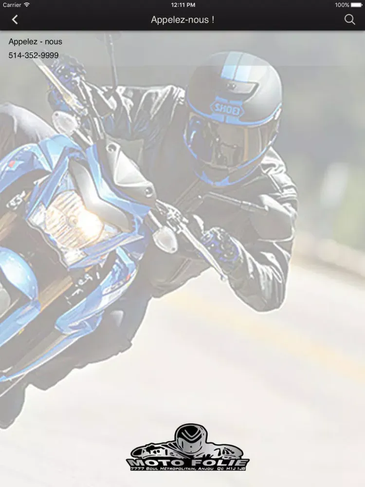 Ảnh chụp màn hình của Moto Folie iPad 