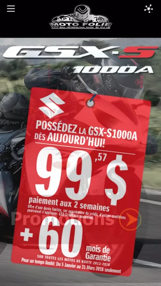 Ảnh chụp màn hình của Moto Folie