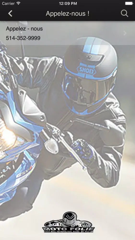 Ảnh chụp màn hình của Moto Folie