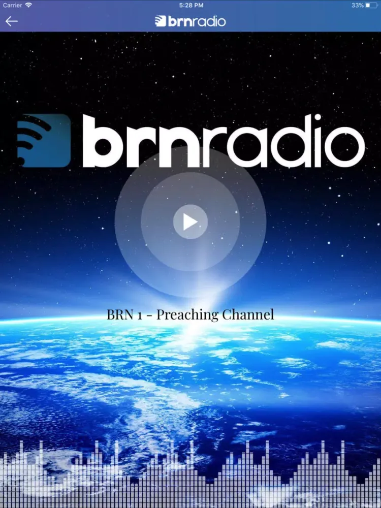 Captures d'écran de BRN Radio iPad 