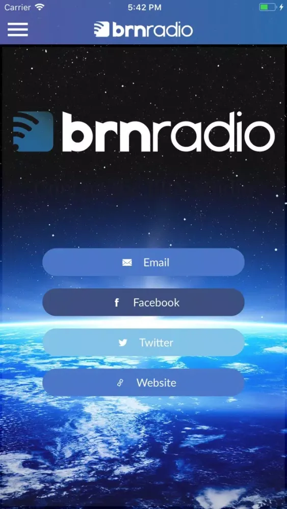 Captures d'écran de BRN Radio