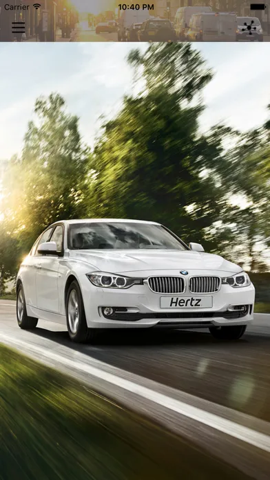 Capturas de tela do Hertz Singapore
