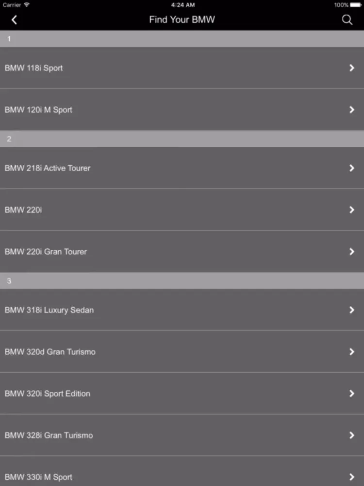 Auto Bavaria iPad  Ekran Görüntüleri