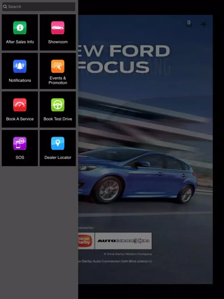 Ford MY Mobile App iPad  Screenshots