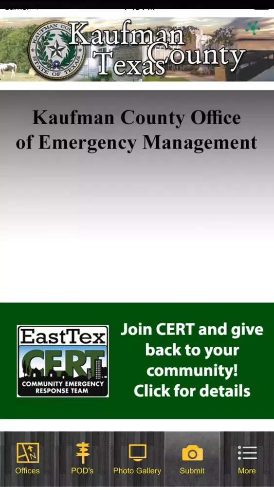 Kaufman County Emergency Management Screenshots