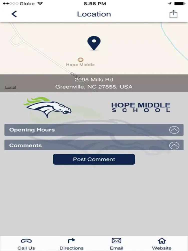 Hope Middle School iPad 应用截图