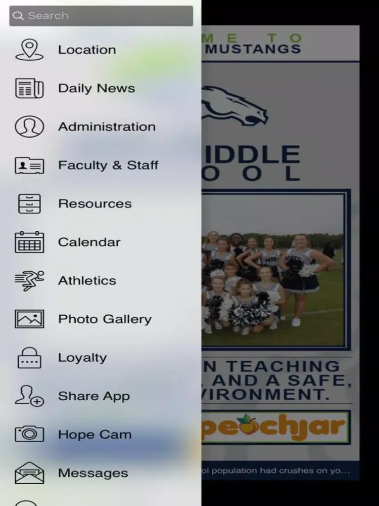 Hope Middle School iPad 应用截图