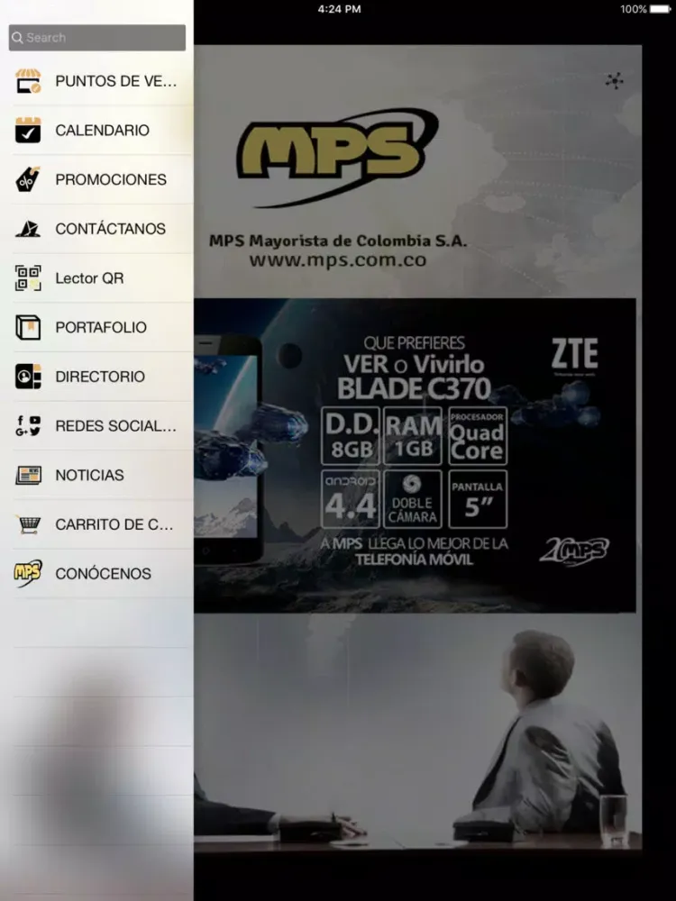 Скриншоты MPS Mayorista iPad 