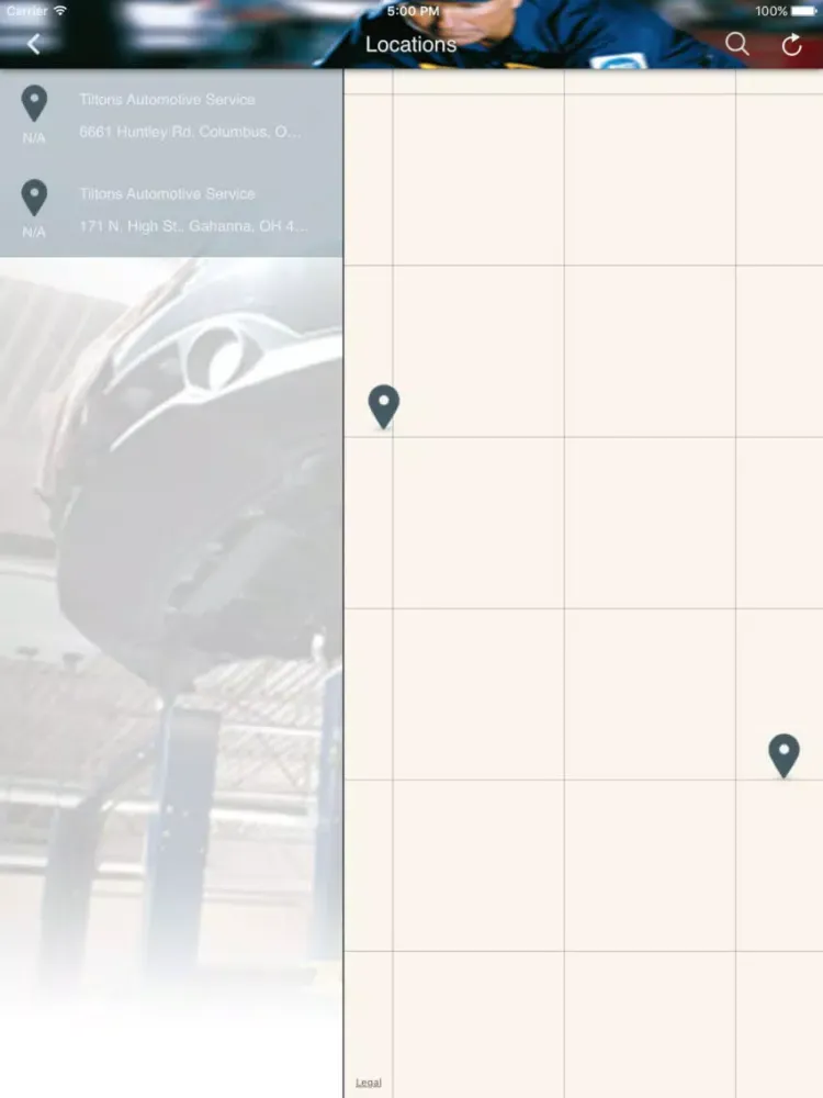Tiltons Automotive Service iPad  سکرین شاٹس