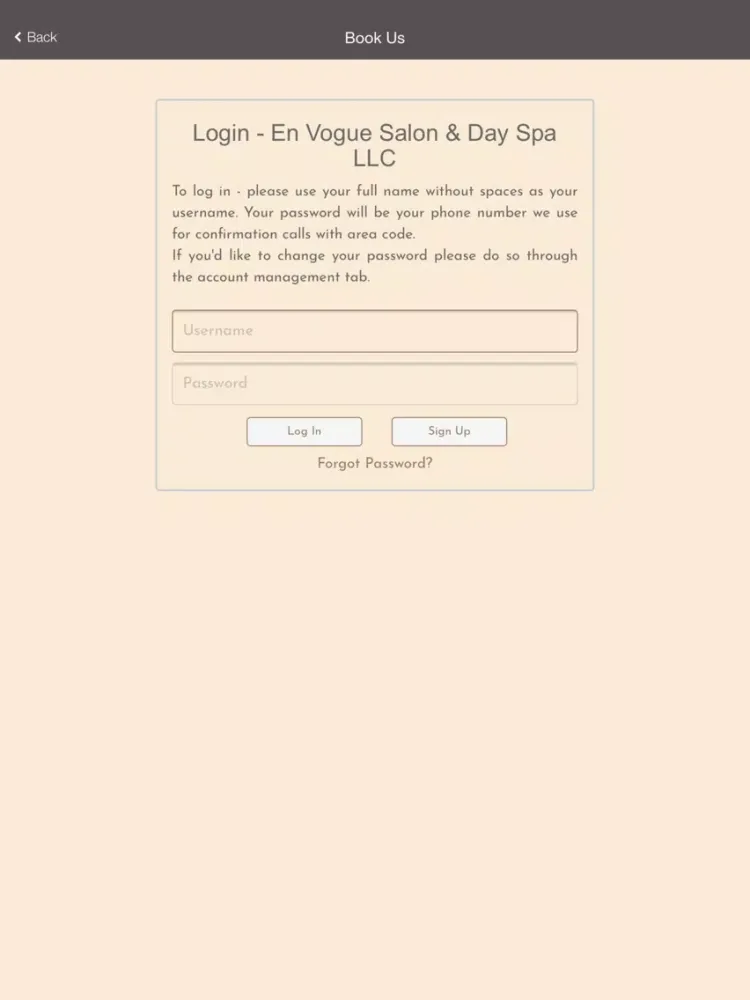 En Vogue Spa iPad  Screenshots