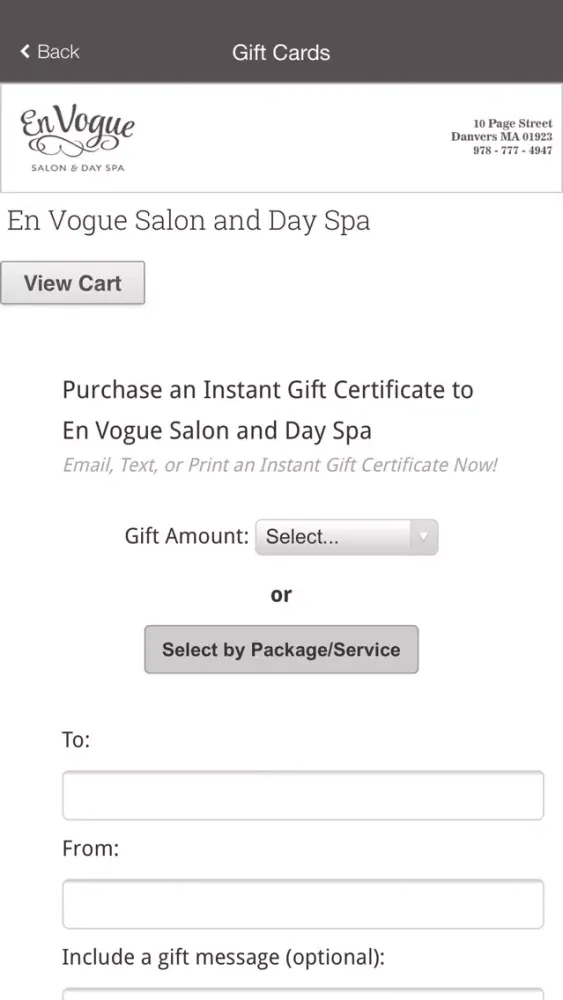 En Vogue Spa Screenshots