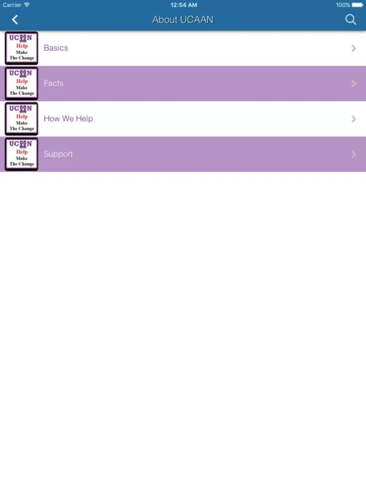 Capturas de pantalla de UCAAN iPad 