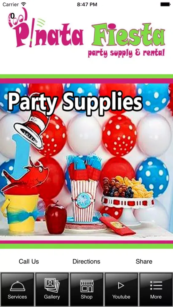 Capturas de tela do Pinata Fiesta LLC