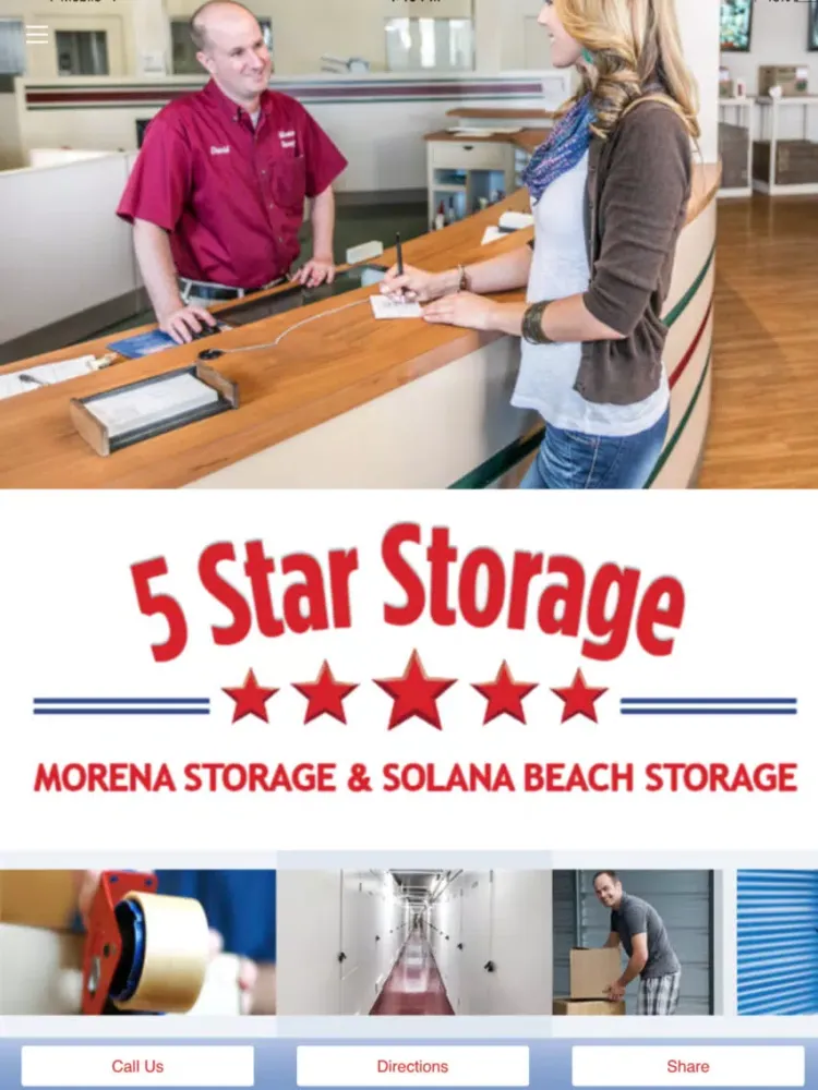 5 Star Storage iPad  Screenshots
