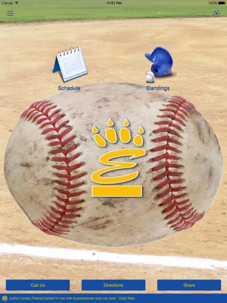 Captures d'écran de Exeter Monarchs Baseball iPad 