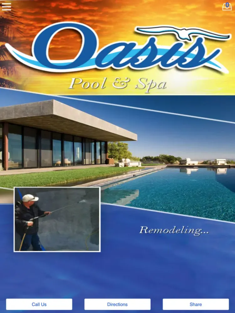 Oasis Pool & Spa iPad  スクリーンショット