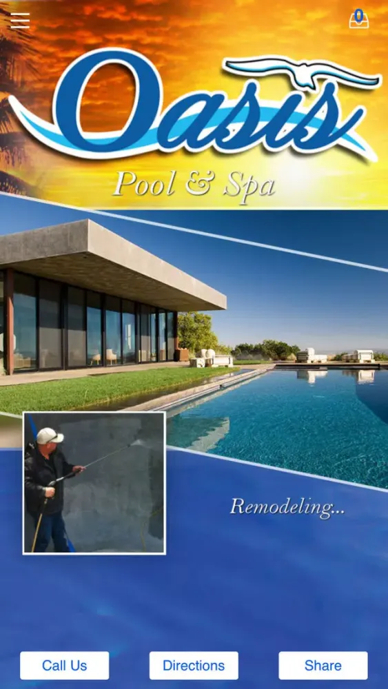 Oasis Pool & Spa スクリーンショット