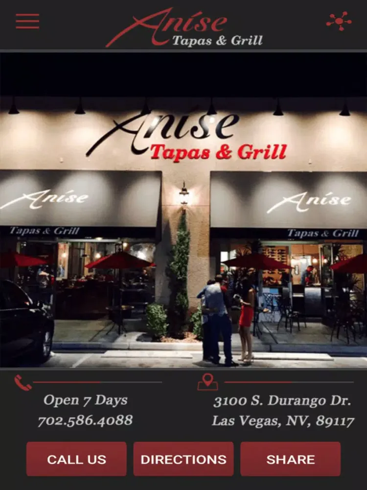 Captures d'écran de Anise Tapas Grill iPad 