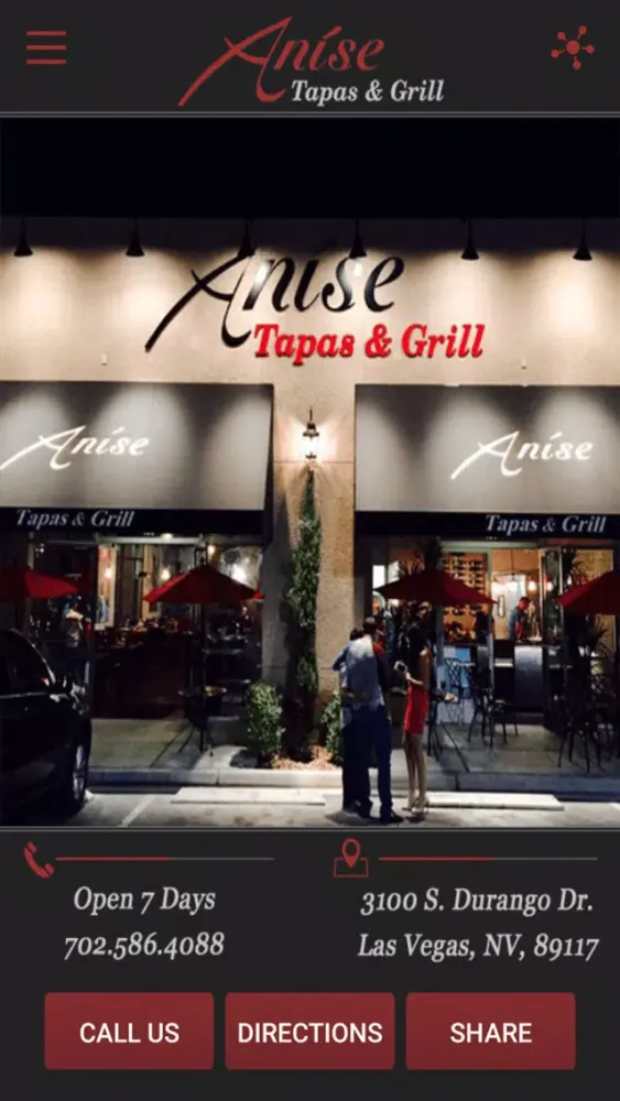 Captures d'écran de Anise Tapas Grill