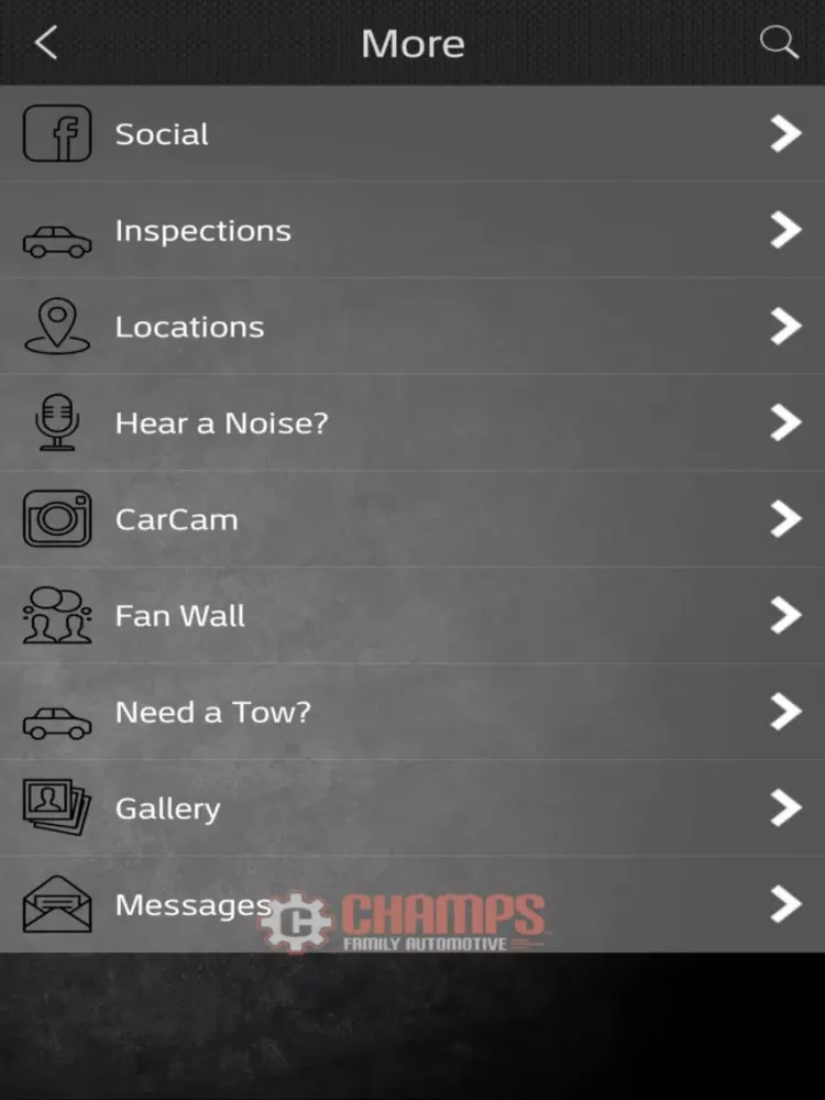 Zrzuty ekranu Champs Family Automotive iPad 