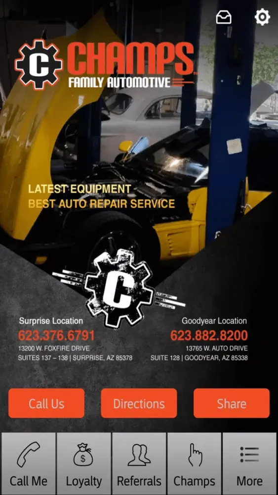Zrzuty ekranu Champs Family Automotive