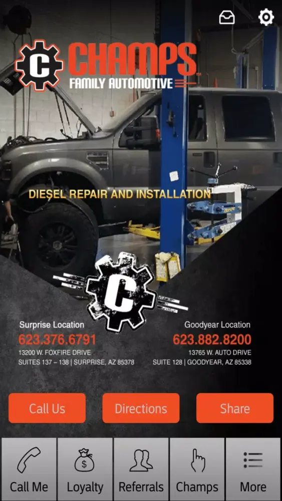 Zrzuty ekranu Champs Family Automotive